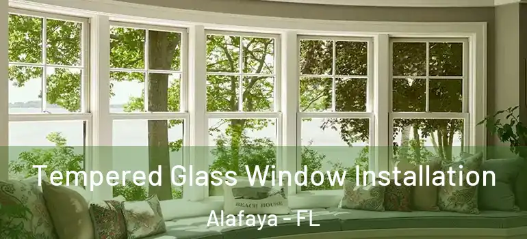 Tempered Glass Window Installation Alafaya - FL